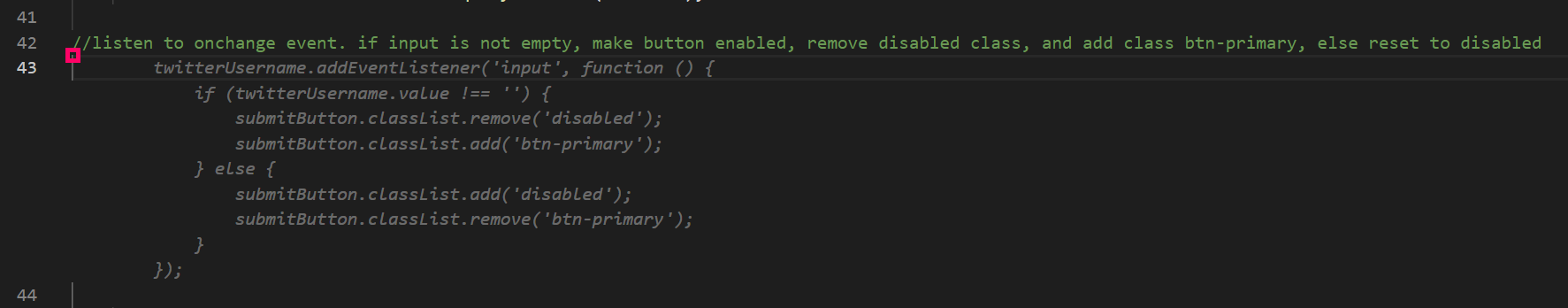 تظهر اقتراحات Copilot عند كتابة التعليق