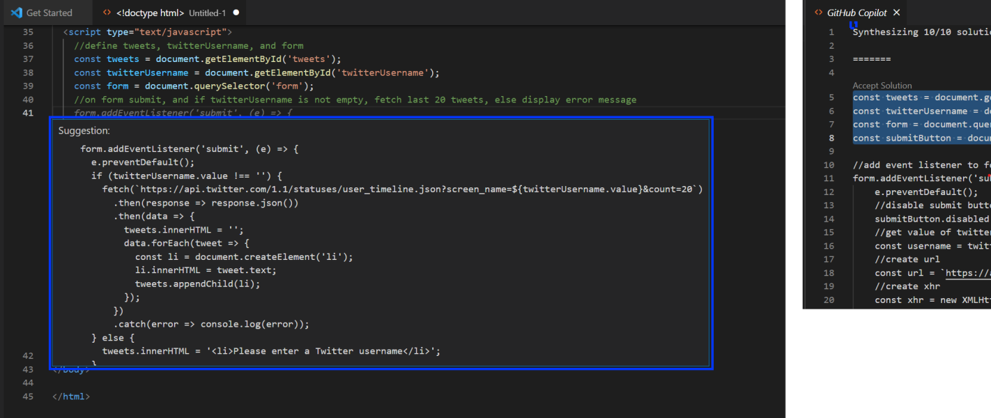اكتب تعليقًا وCopilot سيتولى الباقي!